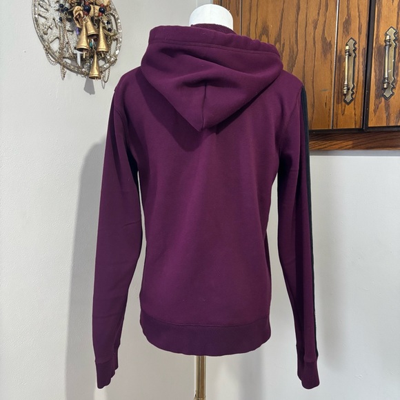 PINK Zip Up Hoodie Long Sleeve Jacket Size Medium Victoria’s Secret Logo - Picture 9 of 16